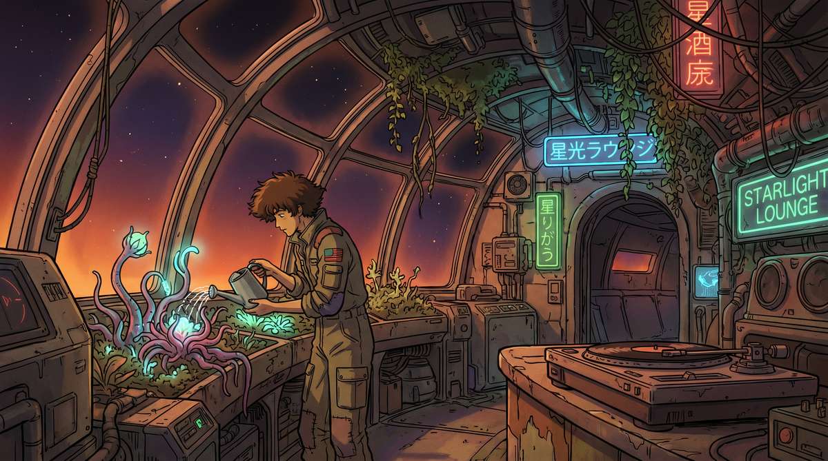 小马拉大车星际牛仔中心植物视频